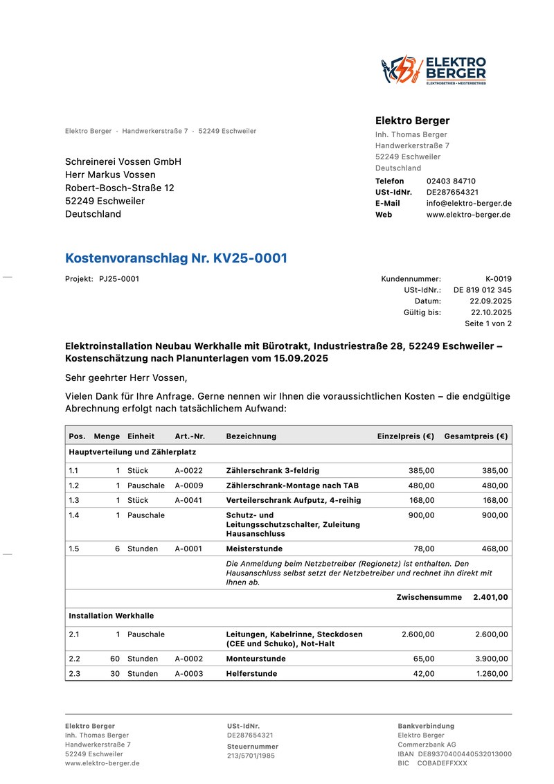 KV25-0001 as PDF, page 1